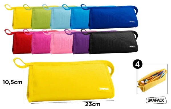 PENCIL CASE 1 ZIP MULTI-DEPARTMENT.