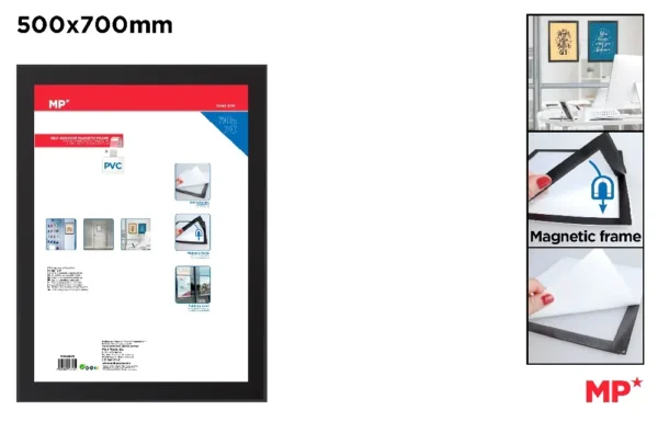 MAGNETIC POSTER FRAME BLACK 50 x 70 mm