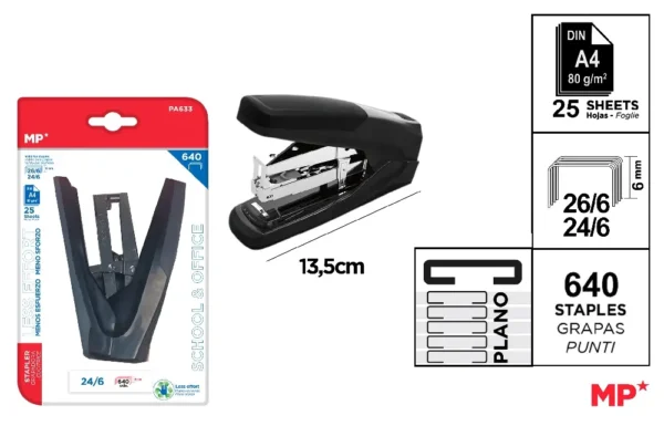 DESKTOP STAPLER 25 SHEETS.