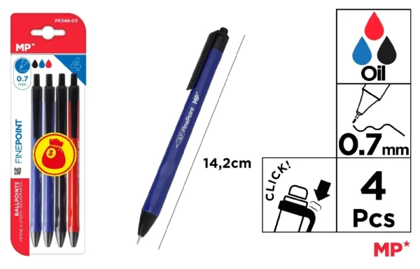 OIL INK BALLOT 0.7 mm.