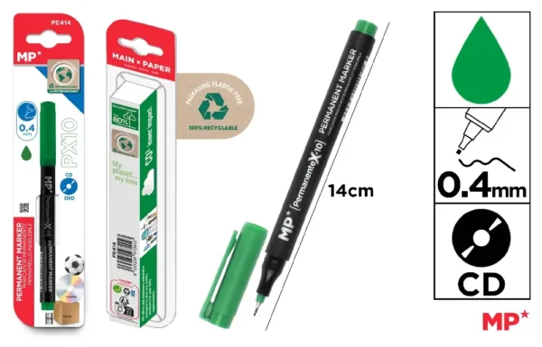 CD/DVD PERMANENT MARKER FINE TIP 0.4 mm