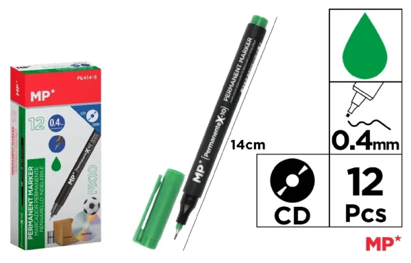 CD/DVD PERMANENT MARKER FINE TIP 0.4 mm.