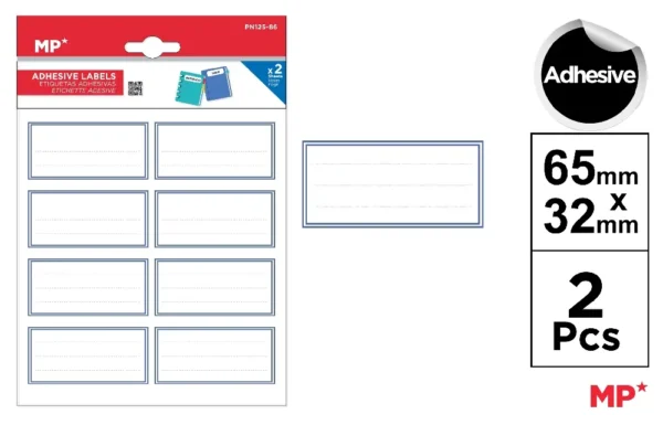 CUSTOMIZABLE ADHESIVE LABELS.