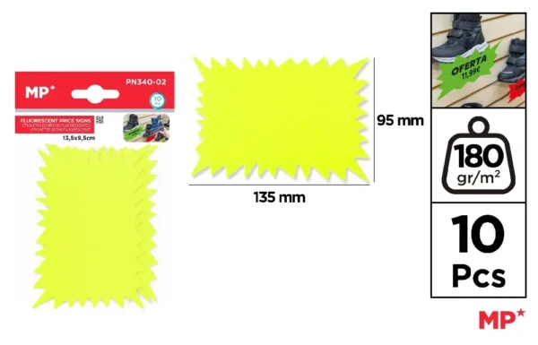 FLUORESCENT LABEL PRICES/OFFER.