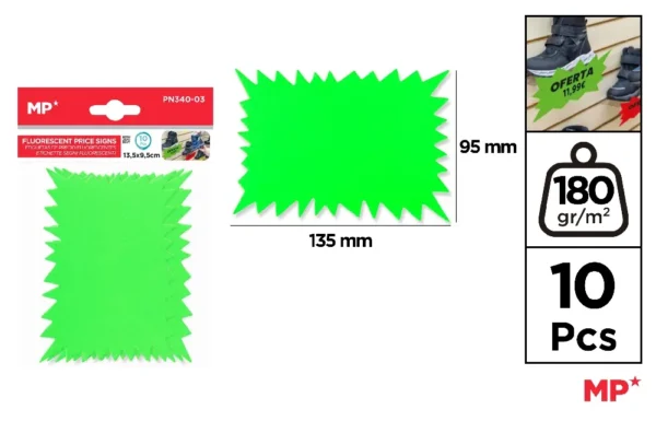 FLUORESCENT LABEL PRICES/OFFER.