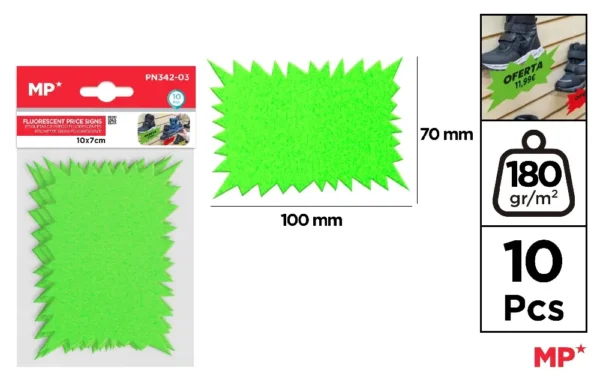 FLUORESCENT LABEL PRICES/OFFER.