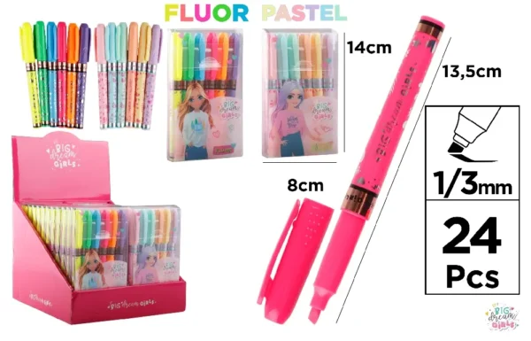 HIGHLIGHTER MARKER CHISEL TIP 1.0-3.0 mm