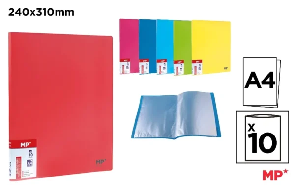 POLYPROPYLENE CUSTOMIZABLE DISPLAY BOOK.