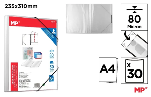 POLYPROPYLENE DISPLAY BOOK FOLDER WITH E