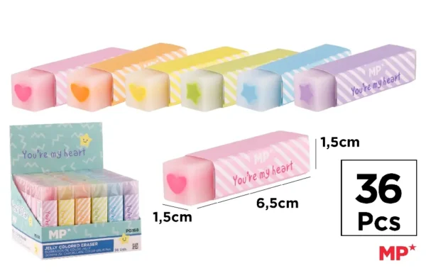 JELLY COLOUR ERASER.