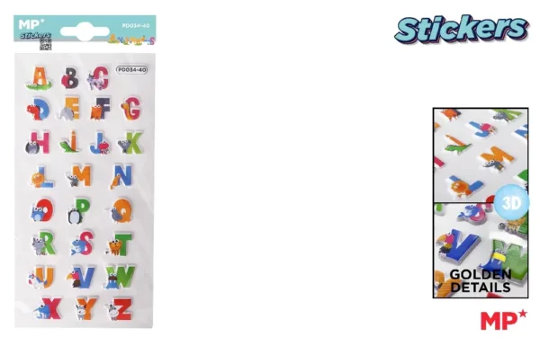 3D RELIEF STICKERS.