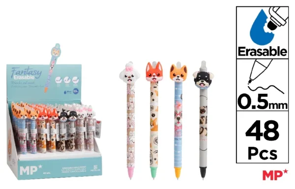 ERASABLE BALLPOINT PEN 0.5 mm DISPLAY