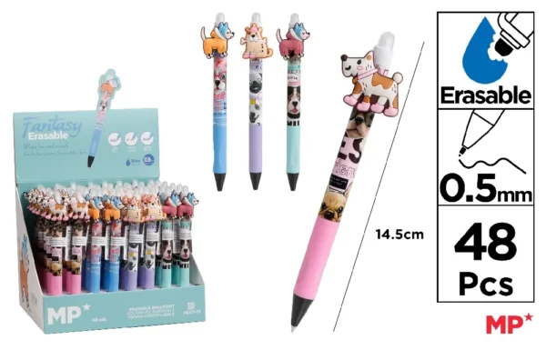 ERASABLE BALLPOINT PEN 0.5 mm DISPLAY