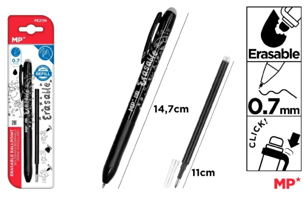 ERASABLE BALLPOINT PEN 0.7 mm