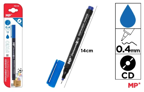 CD/DVD PERMANENT MARKER FINE TIP 0.4 mm.