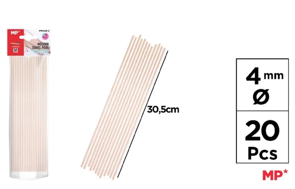 WOODEN DOWEL ROUND.