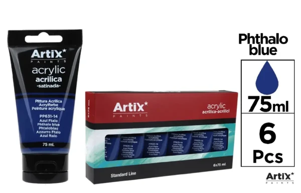 HIGH-DENSITY SATIN ACRYLIC PAINT 75 ml