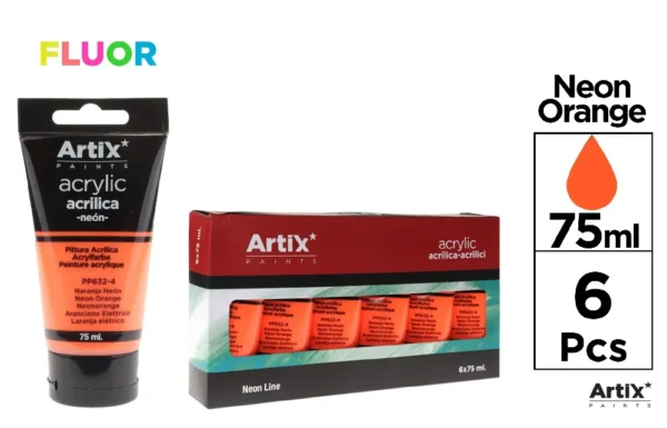HIGH-DENSITY ACRYLIC PAINT NEÓN COLOURS