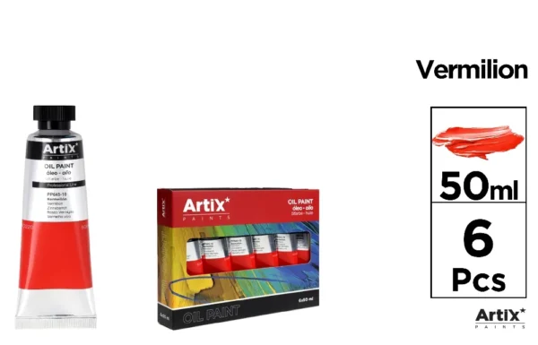 OIL PAINT 50 ml VERMILION