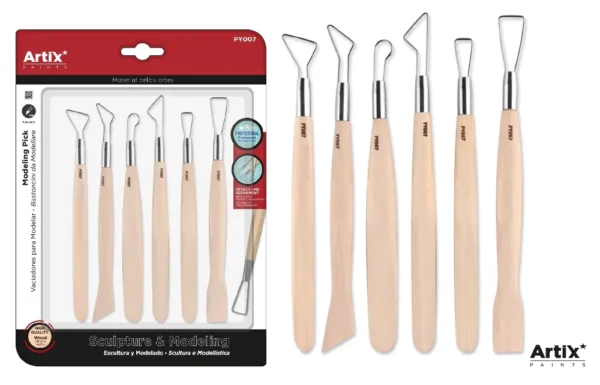 WOODEN MODELLING TOOLS