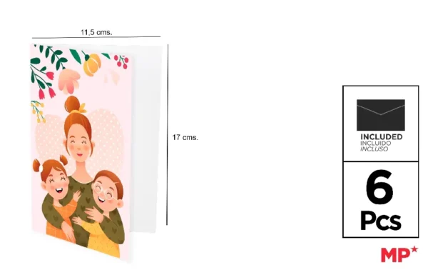 GREETING CARD / CELEBRATION 11.5 x 17 cm