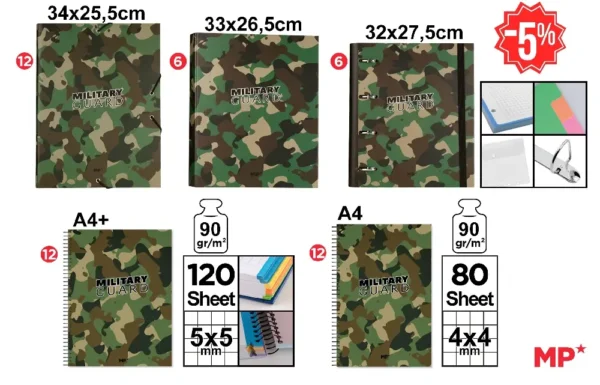 FOLDER AND CARDBOARD SET