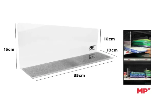 METHACRYLATE SHELF SEPARATOR