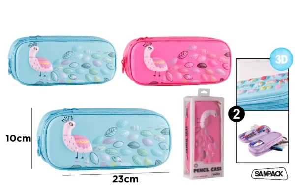 3D RELIEF PENCIL CASE