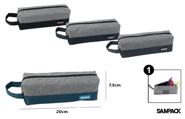 PENCIL CASE RECTANGULAR 1 ZIP