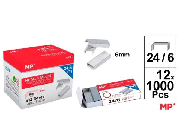 NIKEL METAL STAPLES 24/6