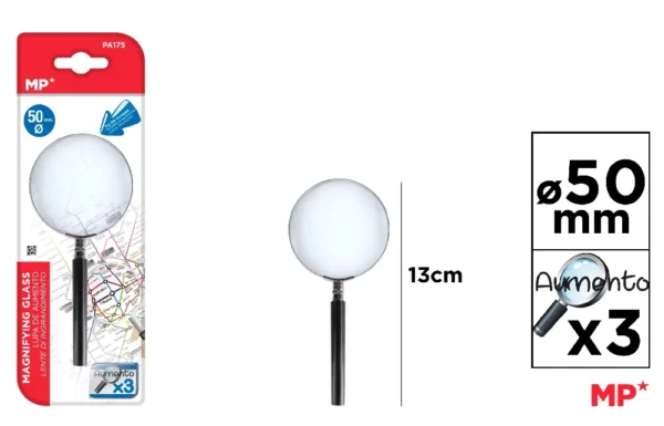 METALLIC MAGNIFYING GLASS