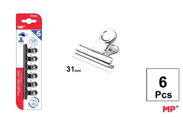 CHROME BINDER CLIP.