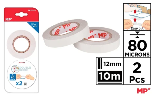 DOUBLE-SIDED ADHESIVE WHITE TAPE