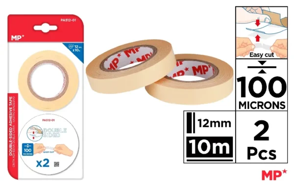 DOUBLE-SIDED ADHESIVE CREAM TAPE