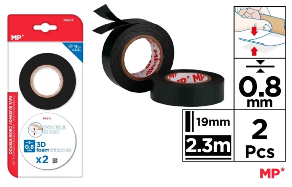 DOUBLE-SIDED FOAM ADHESIVE BLACK TAPE