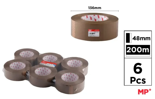 ADHESIVE SEAL BROWN 48 MM x 200M