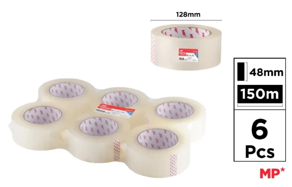 ADHESIVE SEAL TRANSPARENT 48 MM x 150M