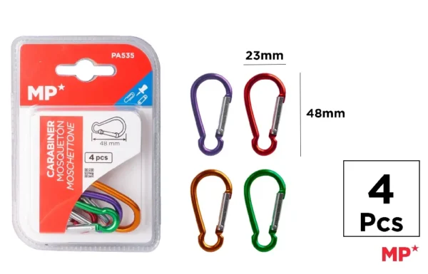 ALUMINIUM CARABINER COLOURS