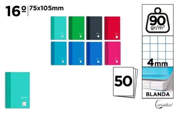 SPIRAL BINDING MEMO PAD 50 SHEETS SOFT C