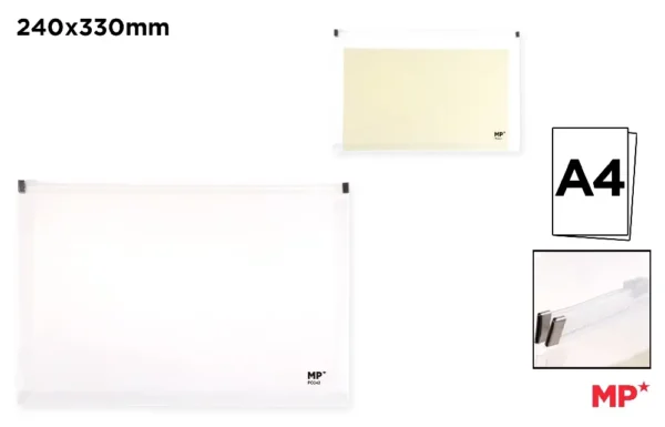 TRANSPARENT ZIPPER MULTIPURPOSE BAG