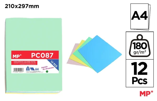A4 COLOR SQUARE CUT FOLDER