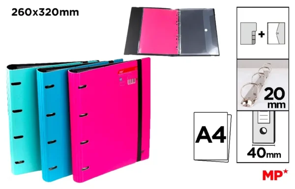 MULTIFUNCTION RING BINDER.
