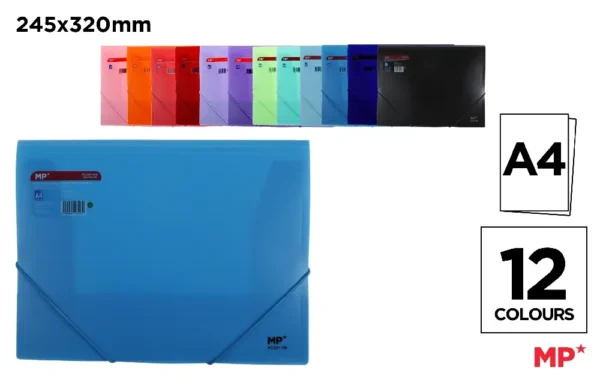 FOLDER WITH FLAP AND ELASTIC BAND A4