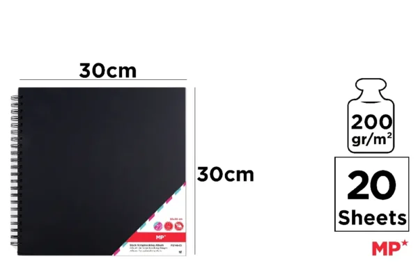 SCRAPBOOKING ÁLBUM 20 SHEETS 200 g/m².