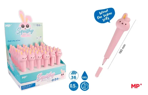 SQUISHY GEL INK BALLPOINT PEN 0.5 mm
