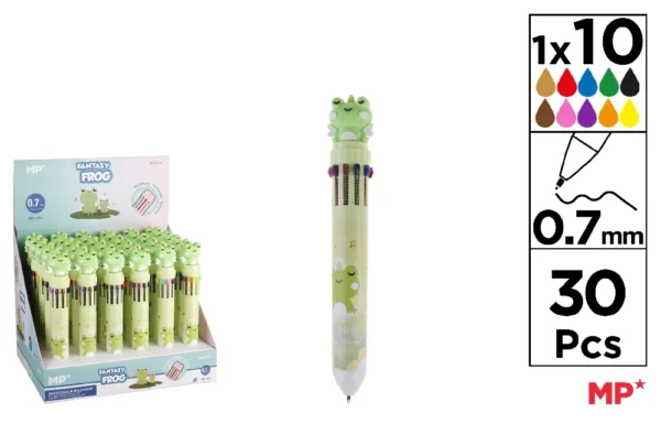 10-COLOUR FANTASY BALLPOINT PEN 0.7 mm.