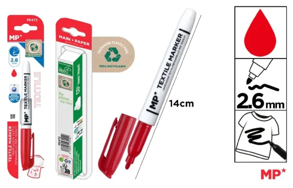 TEXTILE MARKER BULLET TIP 2.6 mm