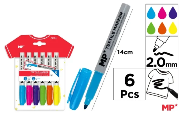 TEXTILE MARKER BULLET TIP 2.6 mm.