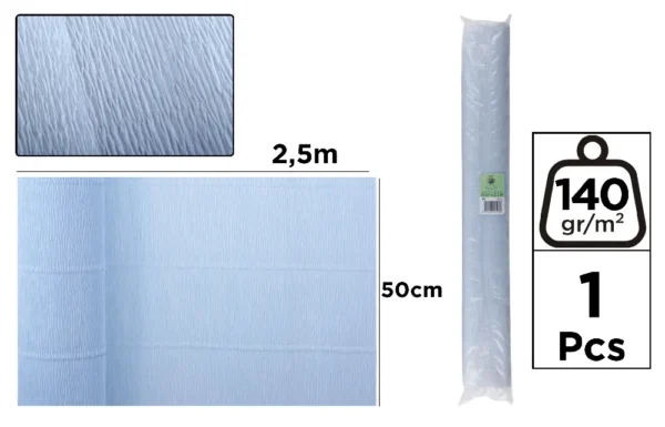 CREPE FLORIST PAPER 140 g 50 x 250 cm LI