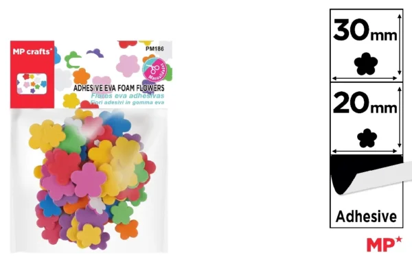 EVA FOAM ADHESIVE FLOWERS.